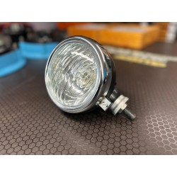 Front headlight with chrome trim for Lamborghini DL tractors | Left & right fitting, classic restoration part