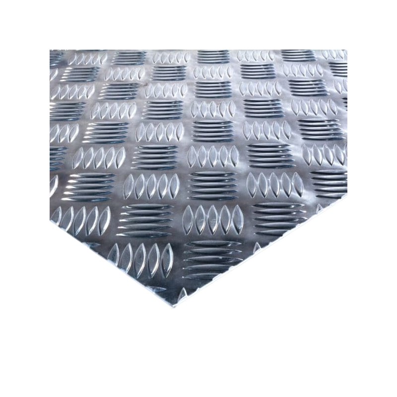 Aluminium Riffelblech 31,5 × 18 cm | Tränenblech 1,5 mm stark für Oldtimer, Trittflächen & Verkleidungen