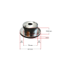 Tachometer set with narrow bushing for Lamborghini 2R, 3352R, 3403R Super, 4504R, 4R | Traktormanufaktur
