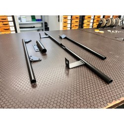 Set tubi passacavo 4 pezzi trattore Lamborghini | nero
