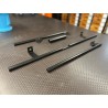 Set tubi passacavo 4 pezzi trattore Lamborghini | nero