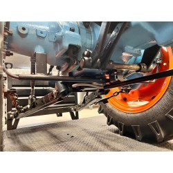Set tubi passacavo 4 pezzi trattore Lamborghini | nero