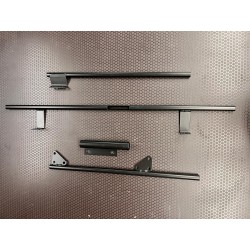 Set tubi passacavo 4 pezzi trattore Lamborghini | nero