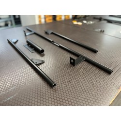 Set tubi passacavo 4 pezzi trattore Lamborghini | nero