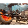 Kabelrohr Set 4-teilig für Lamborghini Traktor | schwarz gepulvert