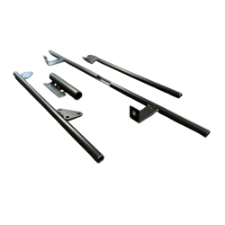 Set tubi passacavo 4 pezzi trattore Lamborghini | nero