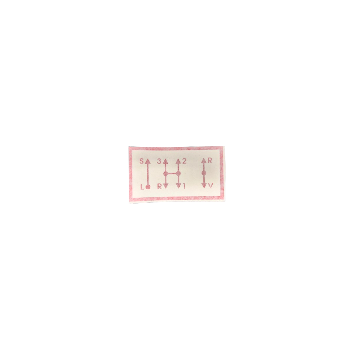 Gear shift decal for Lamborghini 2R / 3352R – Traktormanufaktur