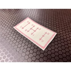 Schalthebelplan Aufkleber für Lamborghini 2R / 3352R – Traktormanufaktur