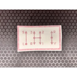 Schalthebelplan Aufkleber für Lamborghini 2R / 3352R – Traktormanufaktur