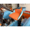 Cuscino Lamborghini trapuntato – arancione/blu con rombi