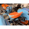 Cuscino Lamborghini trapuntato – arancione/blu con rombi