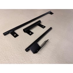 Lamborghini Trattori 4R Cable Conduit Set – 3-piece | black powder-coated
