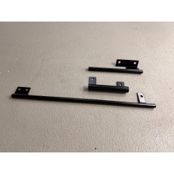 Set tubo passacavi Lamborghini Trattori 4R – 3 pezzi | nero verniciato a polvere