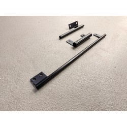 Kabelrohr Set Lamborghini 4R – 3-teilig | schwarz pulverbeschichtet