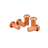 Knurled Copper Nail 2.5x4 mm Semi-Round – Traktormanufaktur