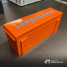 Lambo Box Orange – Steel Sheet with "LAMBORGHINI" Embossing – Durable & Secure