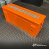 Lambo Box Orange – Steel Sheet with "LAMBORGHINI" Embossing – Durable & Secure