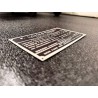 930 Nameplate 144x89 mm Aluminum Dashboard