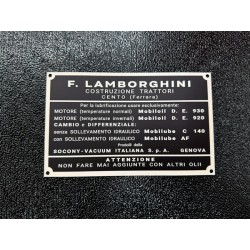 930 Nameplate 144x89 mm Aluminum Dashboard