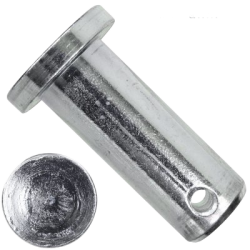 Bullone con foro per copiglia 16x54/60mm in acciaio