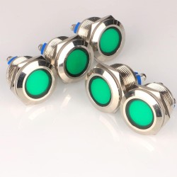 Kontrollleuchte LED grün 19mm | 12V-24V | Ersatzteile