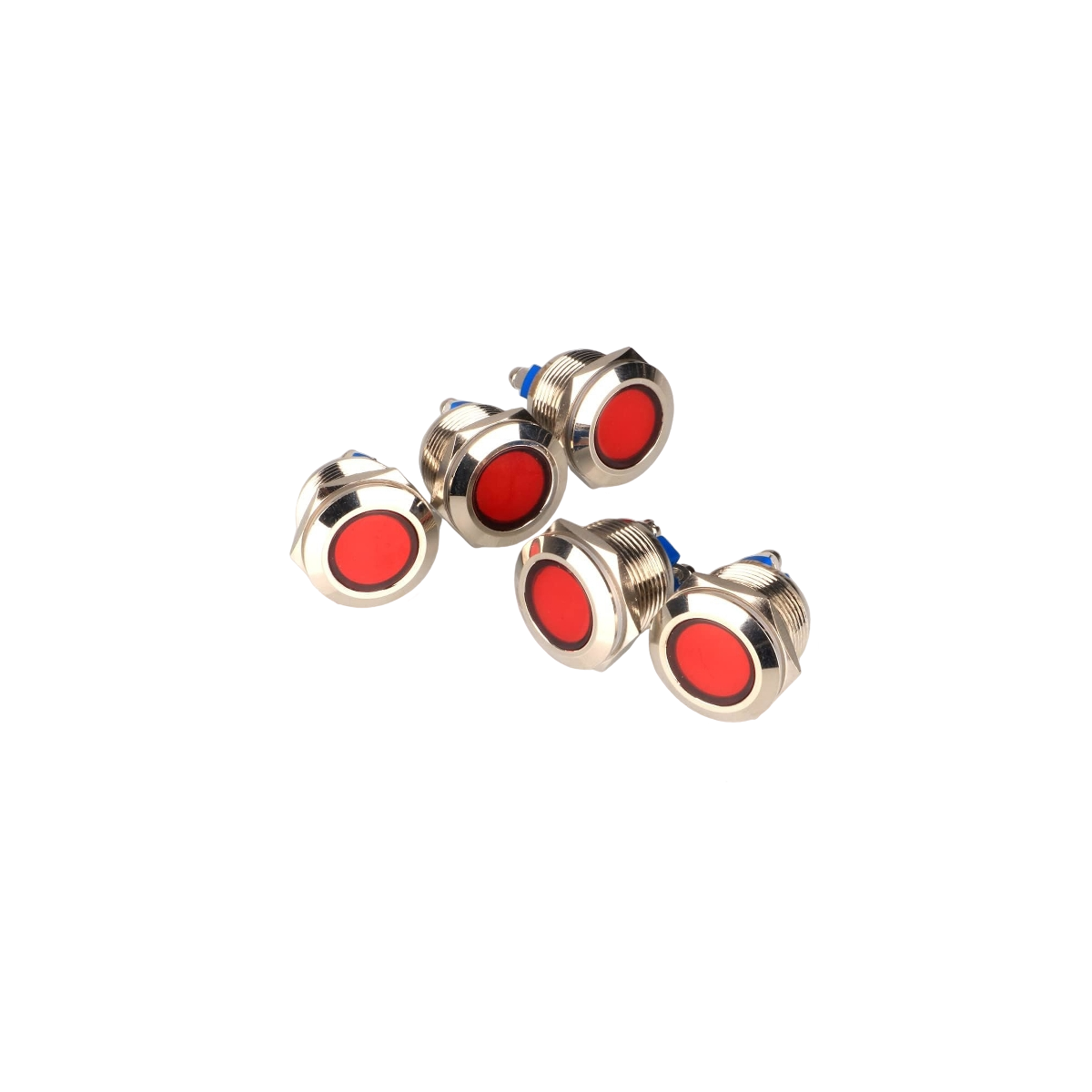 Kontrollleuchte LED rot 12V-24V 19mm für Traktoren