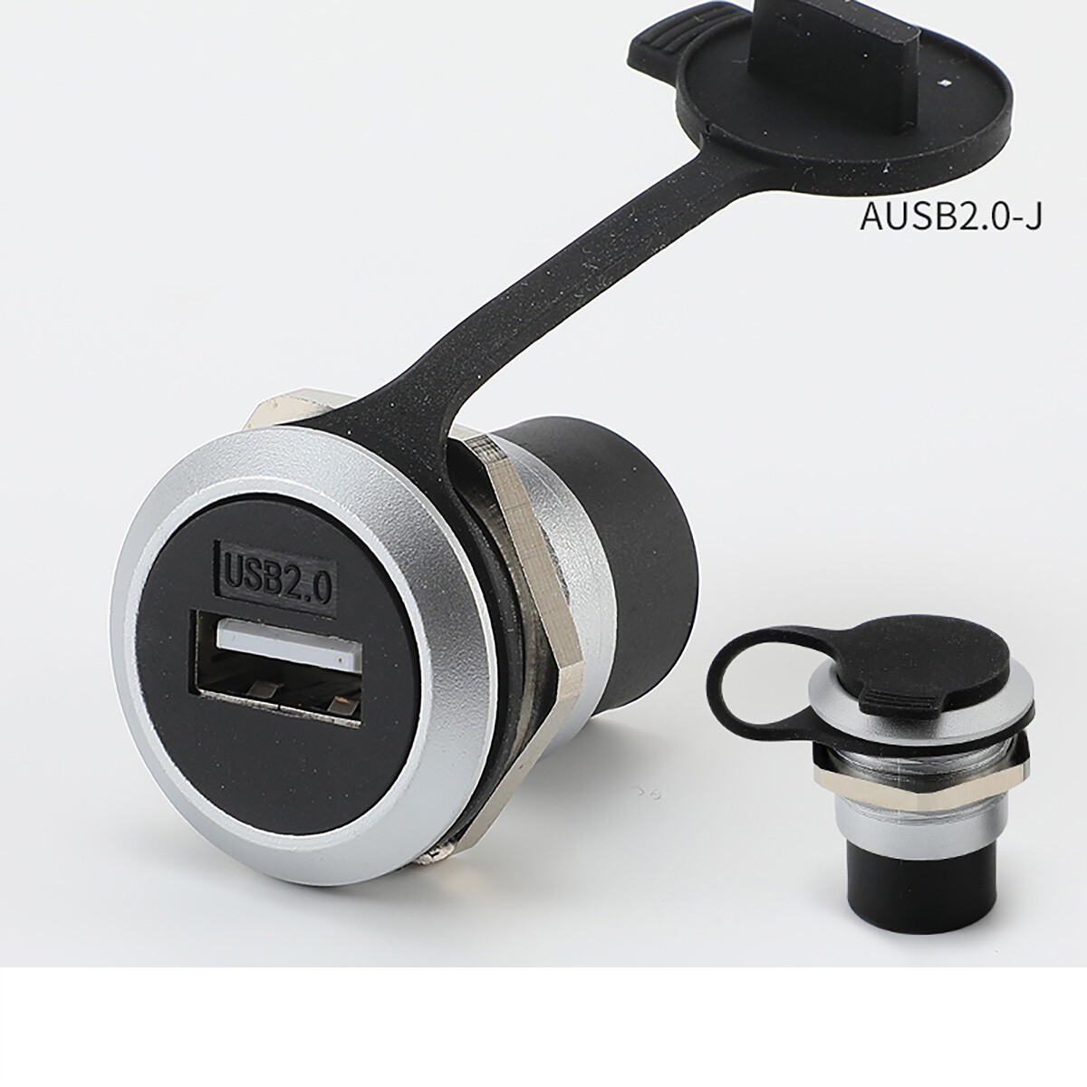 USB 3.0 & Typ-C Einbaubuchse mit AUX für Traktoren