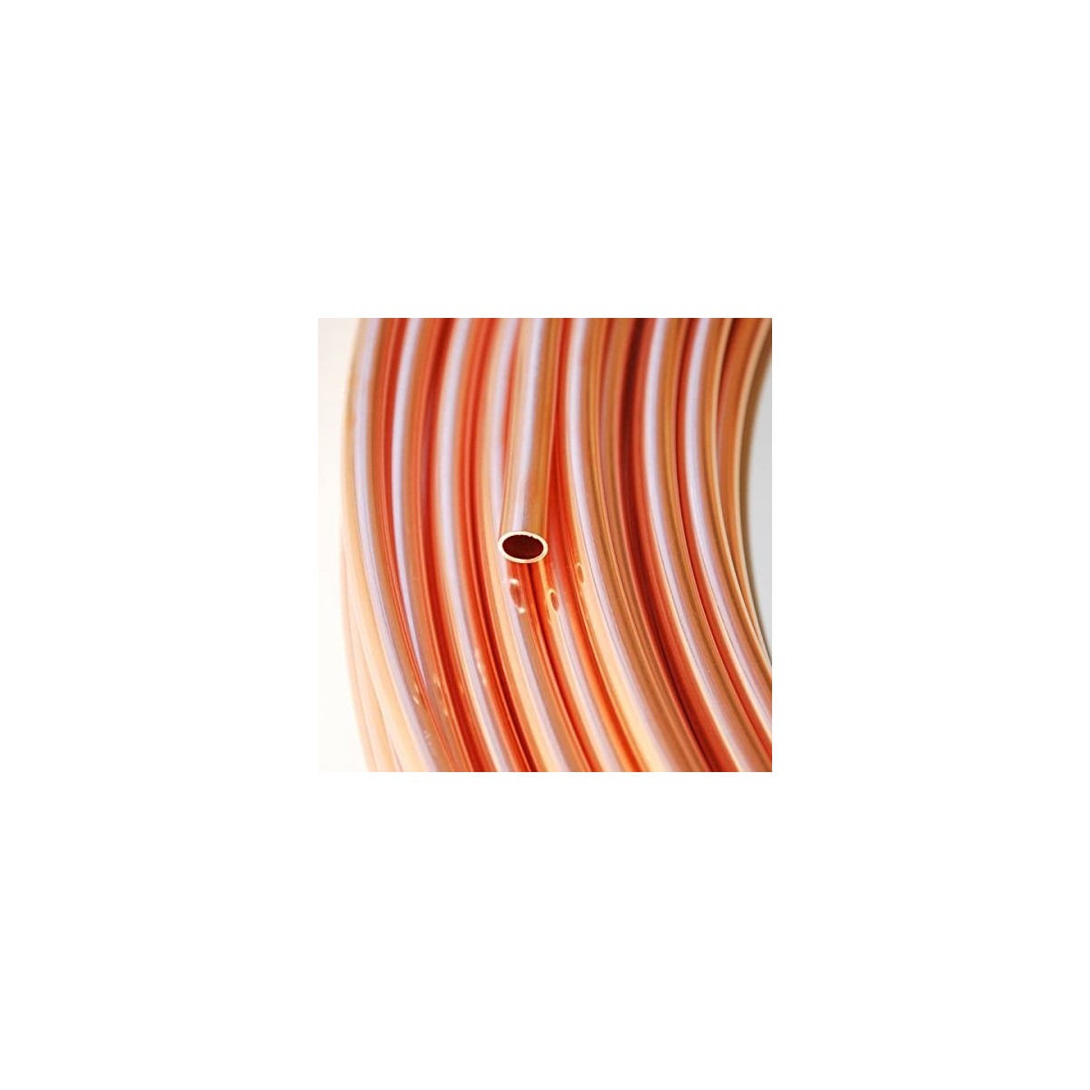 Tubo Rame 10mm (DE) x 1mm | 1,0m morbido | Ricambio Trattore Lamborghini Epoca