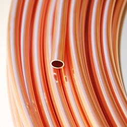 Tubo Rame 8mm DE | 6,4mm DI | 0,5m per Trattore Lamborghini Ricambio