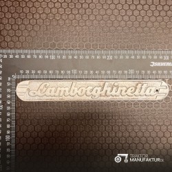 Frontlogo „Lamborghinetta“ – Originalgetreues Emblem für Oldtimer-Traktoren