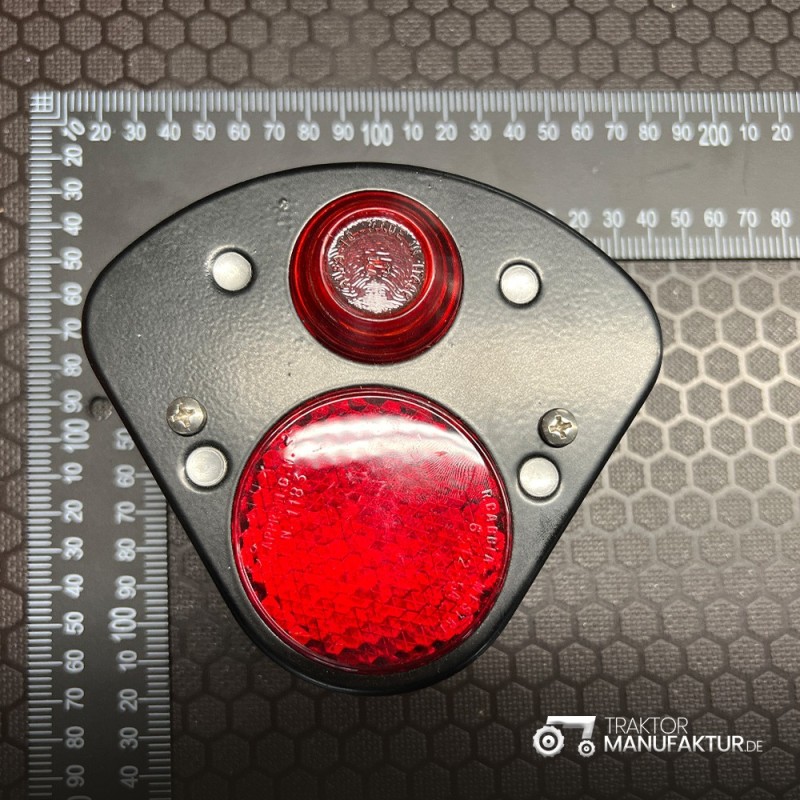 2x Fanale Posteriore Rotondo Con Frecce ⌀132 Fanale Posteriore Tr - Foto 2