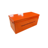 Werkzeugbox Traktormanufaktur orange gepulvert mit gelasertem Schriftzug | Exklusiv bei Traktormanufaktur