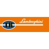 Lamborghini 1R Side Decals Left & Right – vintage lettering for tractor restoration