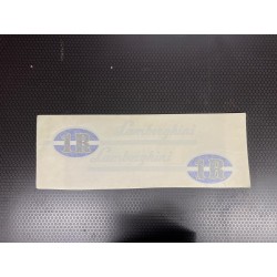 Lamborghini 1R Side Decals Left & Right – vintage lettering for tractor restoration