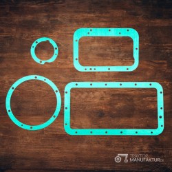 Set guarnizioni blocco 4 pezzi Lamborghini 4R – taglio preciso e resistente