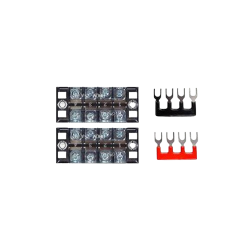 4-way Terminal Block with Jumpers – for 12 V / 24 V Wiring