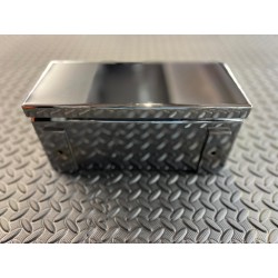 Chrome-Plated Traktormanufaktur Toolbox – Steel Design Box with Laser Engraving