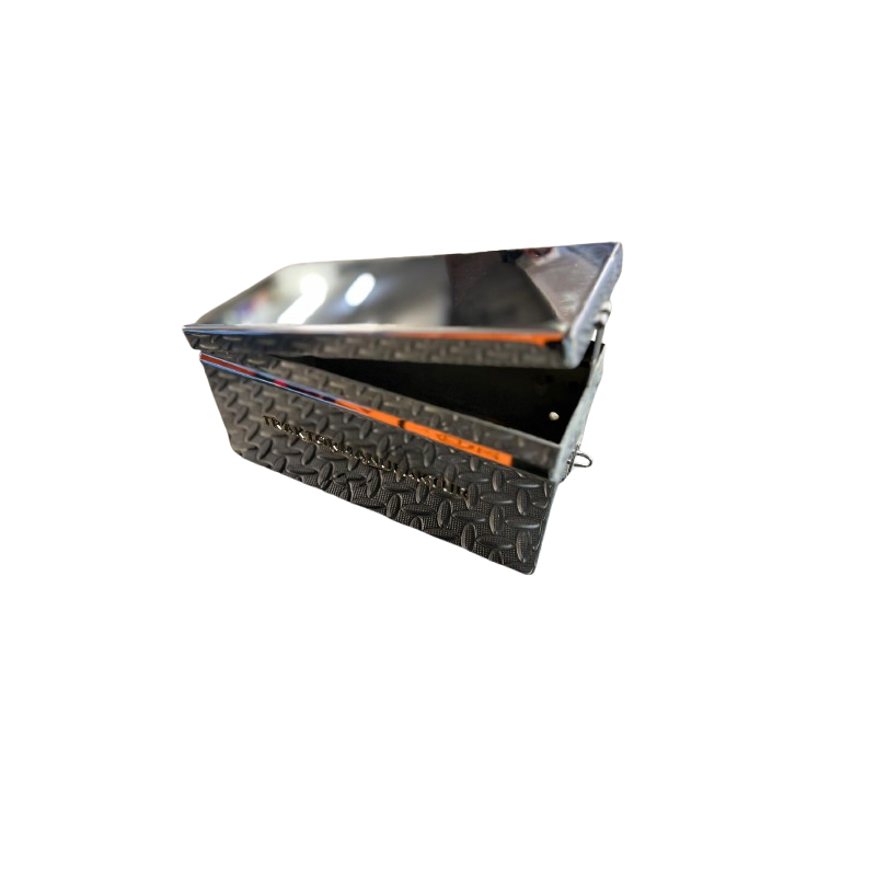 Cassa per Attrezzi Traktormanufaktur Cromata – Design in Acciaio con Scrittura Laser