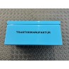 Blue Powder-Coated Traktormanufaktur Toolbox with Laser Engraving | Exclusive at Traktormanufaktur