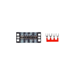 4-way Terminal Block with Jumpers – for 12 V / 24 V Wiring