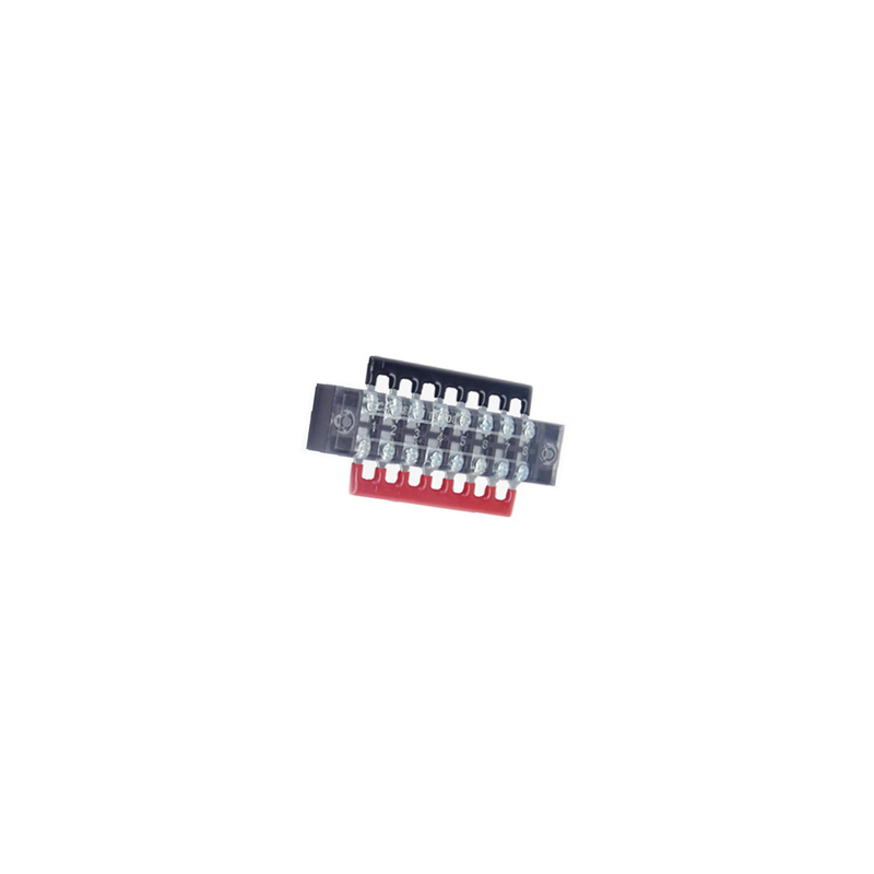 Klemmleiste 8-fach mit Brücken – für 12 V/24 V Stromverteilung