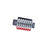 Klemmleiste 8-fach mit Brücken – für 12 V/24 V Stromverteilung