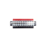 Klemmleiste 12-fach mit Brücken – für 12 V/24 V Stromverteilung